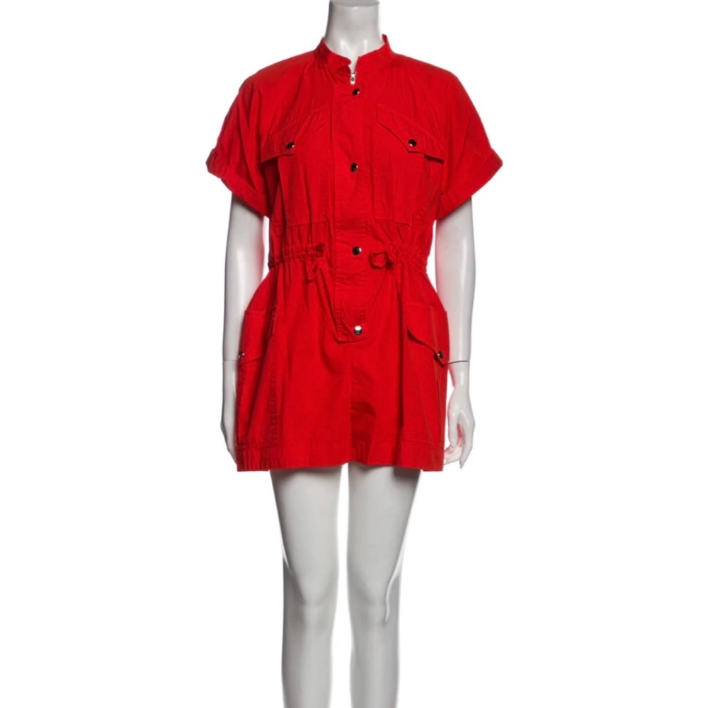 OVERLOVER Mock Neck Romper